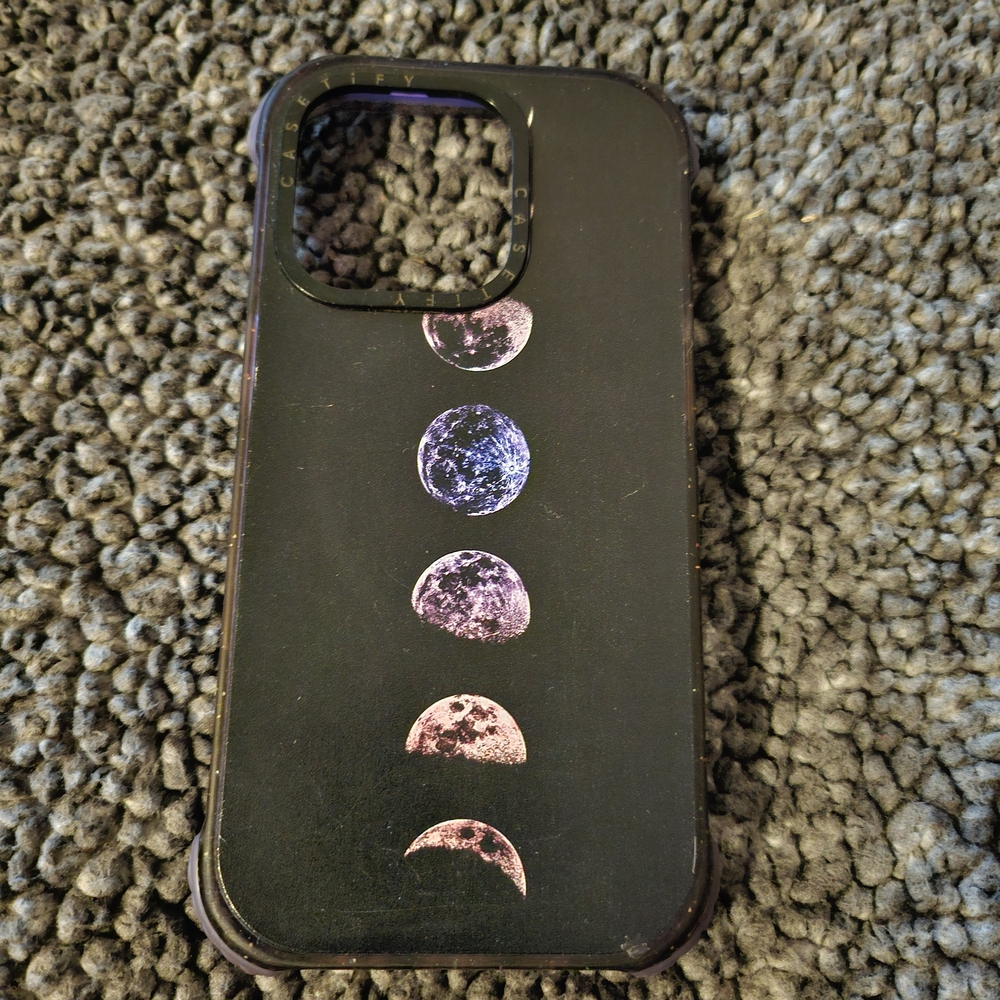 Casetify Ultraviolet Moon iPhone 14 Pro Ultra Impact Magsafe Case Used